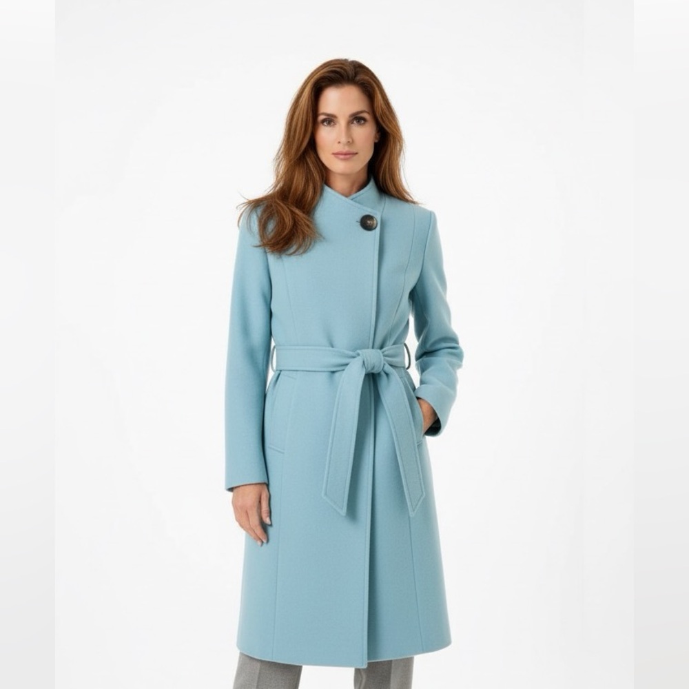 Arctic winter blue coat style coat y2k - Picture 2 of 12